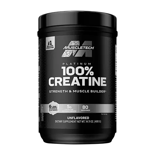 Creatina Platinum MuscleTech Monohidratada  80 Servidas